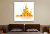 Don-Farrall,Modern & Contemporary,Abstract,absrtact,paint,drips,painting,white,yellow,gold,Lavender Purple,Red,White