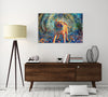 Iris-Scott,Modern & Contemporary,Animals,shaking dog,impressionism,animal,finger paint,splatters,animals,