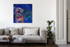 Iris-Scott,Modern & Contemporary,Animals,shaking dog,impressionism,animal,finger paint,splatters,animals,