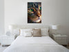 Iris-Scott,Modern & Contemporary,Animals,cat,impressionism,animal,finger paint,close ups,