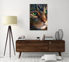 Iris-Scott,Modern & Contemporary,Animals,cat,impressionism,animal,finger paint,close ups,