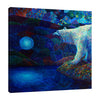 Iris-Scott,Modern & Contemporary,Animals,Landscape & Nature,Impressionism,finger paint,animal,nature,surrealism,bear,animals,