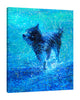 Iris-Scott,Modern & Contemporary,Animals,Impressionism,shaking dog,finnger paint,animals,dogs,splatter,