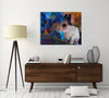 Iris-Scott,Modern & Contemporary,Animals,Landscape & Nature,Impressionism,surreal,finger paint,animal,nature,scenic,landscape,bunnies,rabbits,